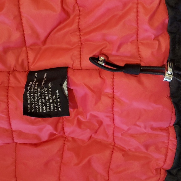 Gerry Womens Jacket Pink & Black Hooded Abigail Shell Medium - Picture 8 of 10